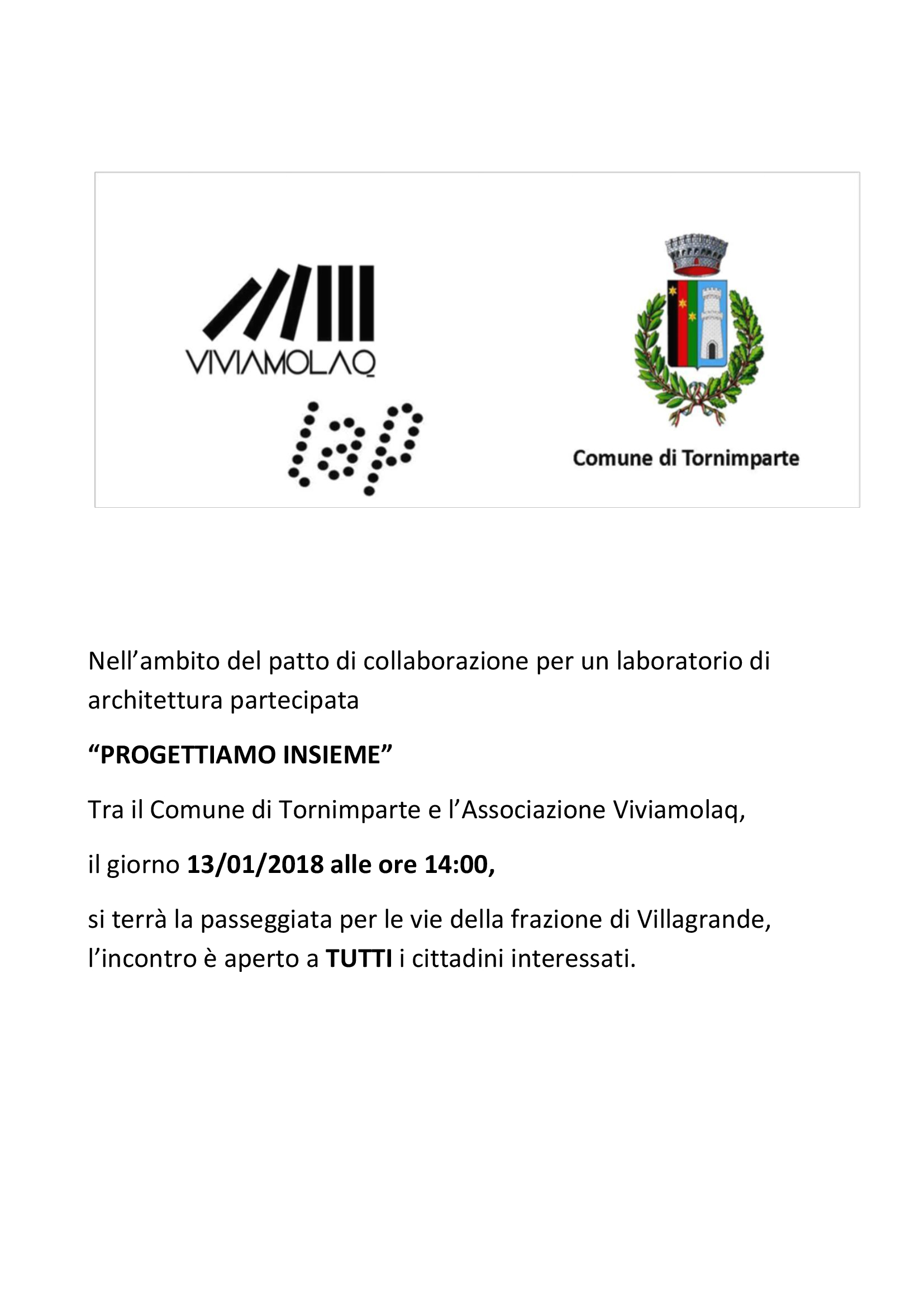 Progettiamo insieme