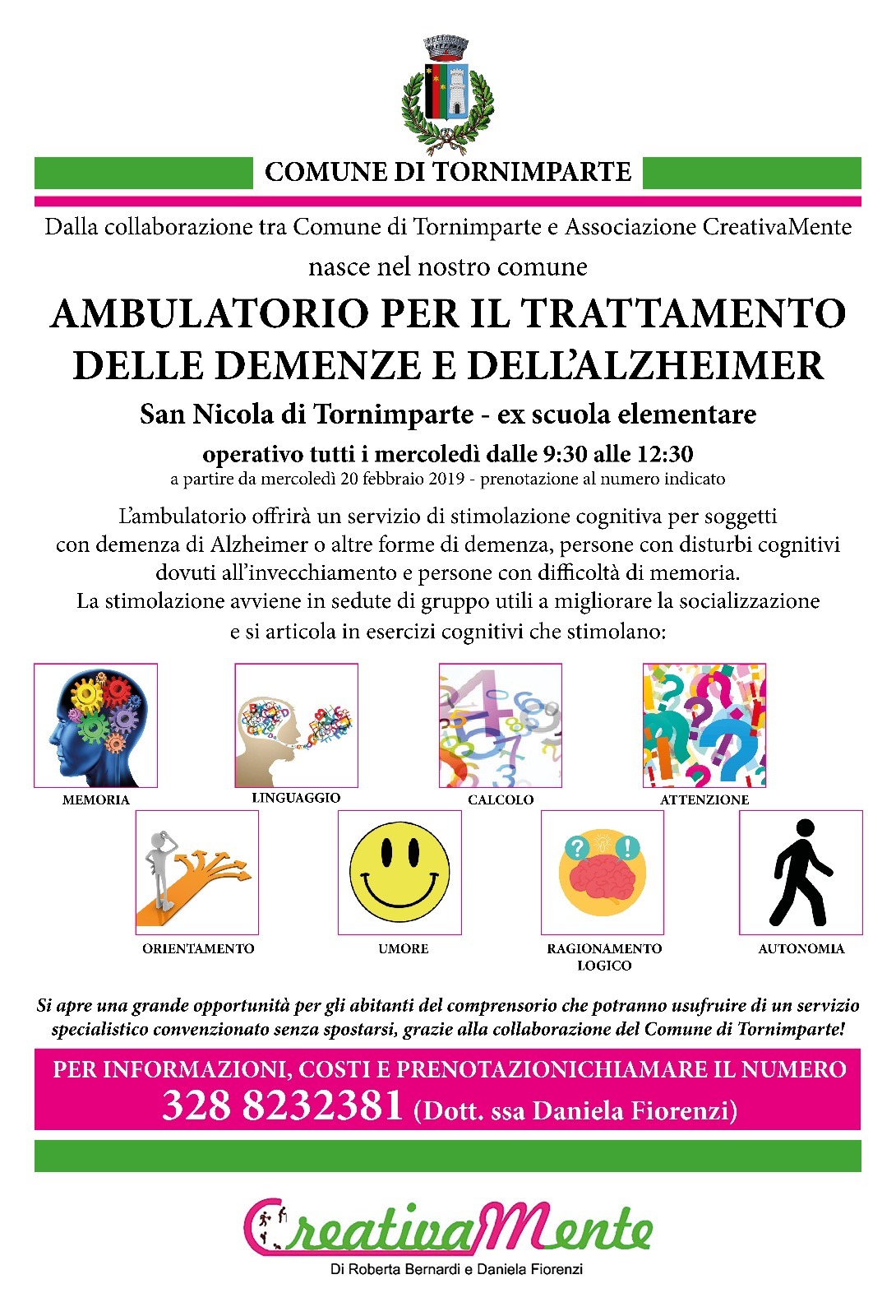 ATTIVAZIONE AMBULATORIO ALZHEIMER