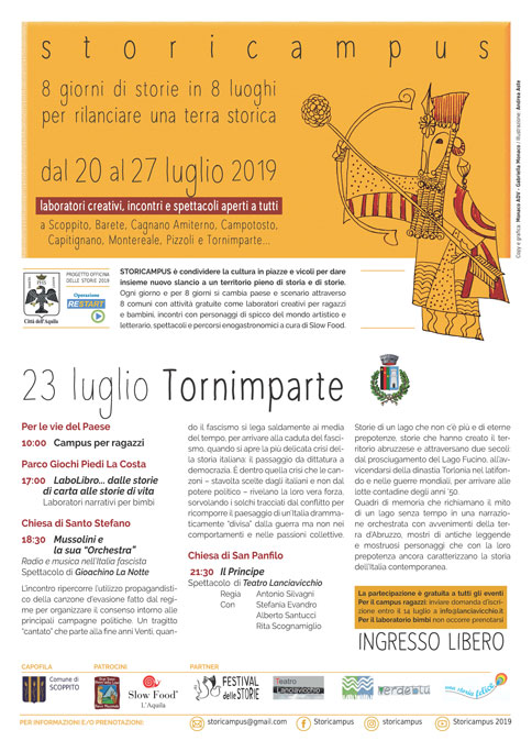 STORICAMPUS- Giornata del 23 Luglio 