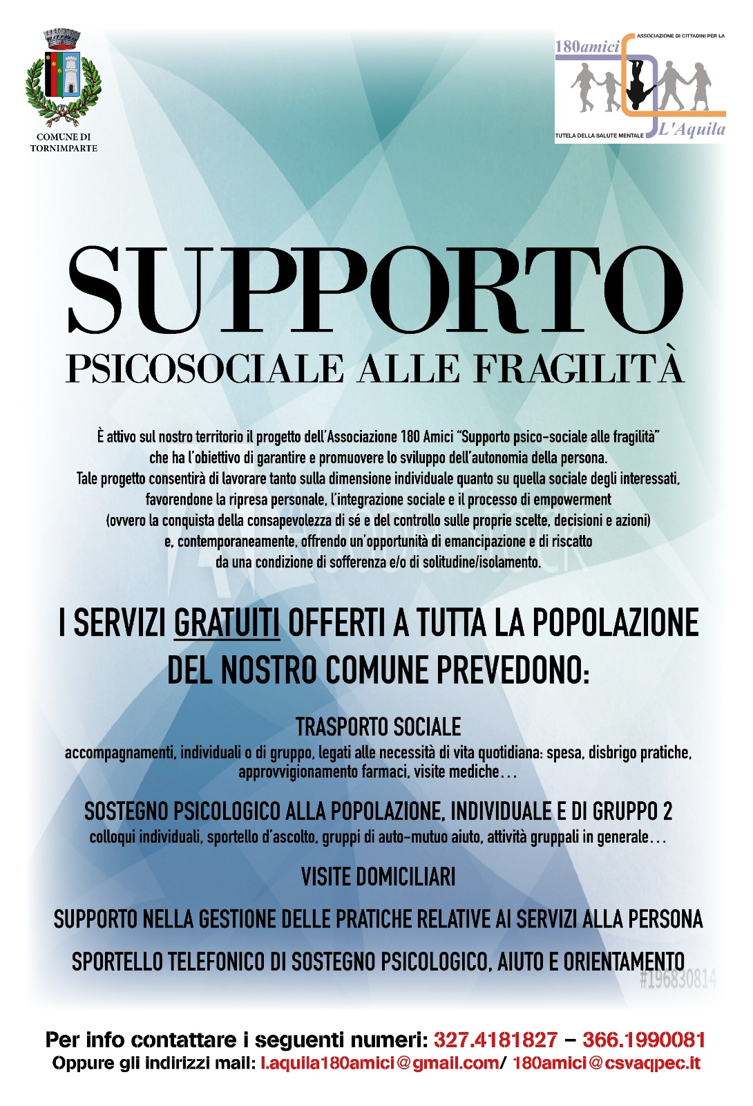 Supporto psicosociale alle fragilit