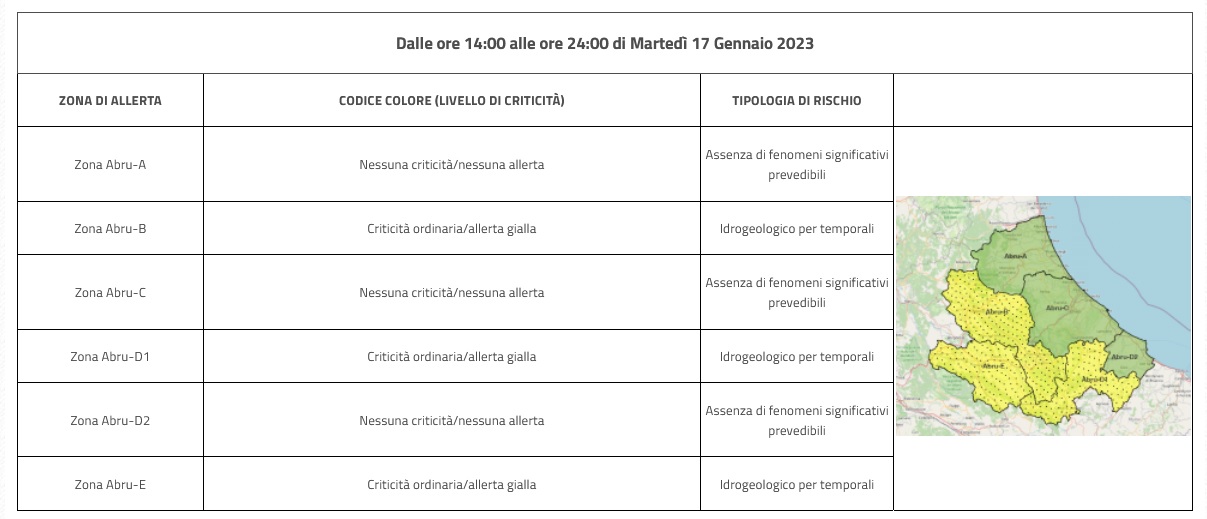 Apertura COC - Allerta Meteo +++ NOTIZIA IN AGGIORNAMENTO +++