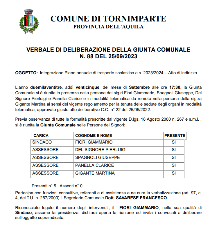 AVVISO - INTEGRAZIONE PERCORSO SCUOLABUS